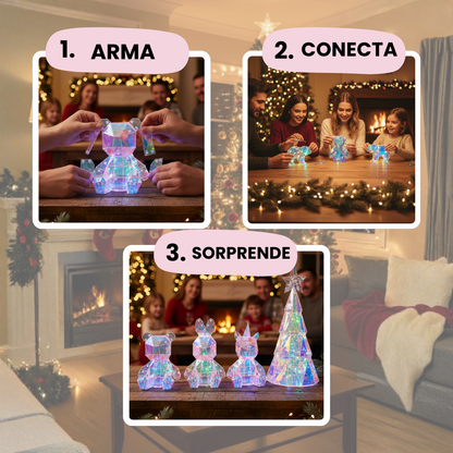 LAMPARA NAVIDEÑA LED 3D